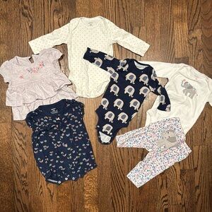 Carters Baby Girls 3m Bundle